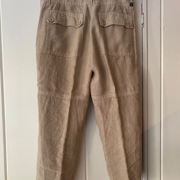 Billy Blues, size 6, linen capri pants - Picture 7 of 13